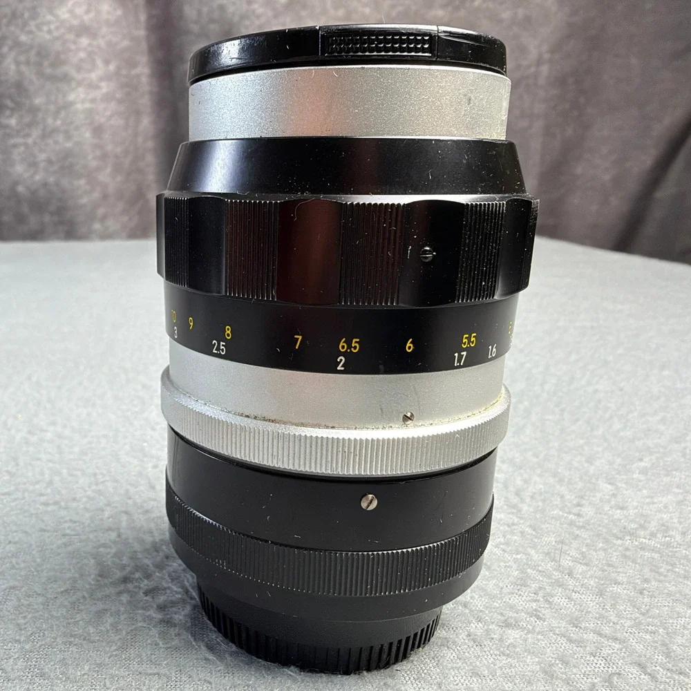 Vintage Nikon Nikkor-Q Auto 135mm f/3.5 Pre-AI Lens Nippon Kogaku 770657 Tested